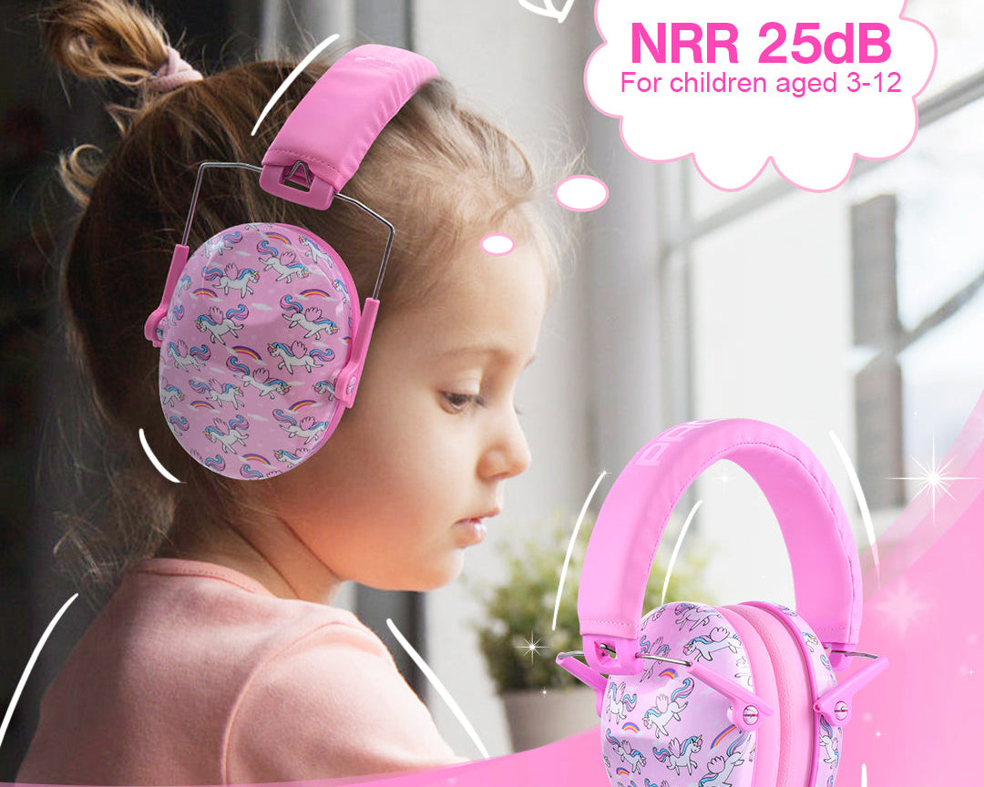 Protect sensitive children's hearing: Graffiti design noise-canceling earmuffs make safety fashionable and fun!🎨