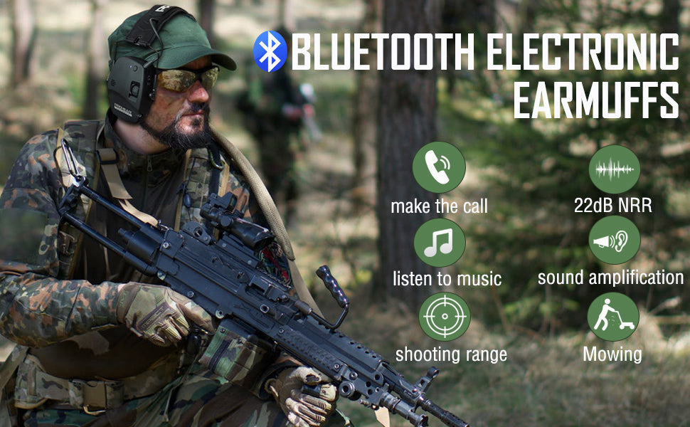 Protect Your Ears with Comfort and Clarity – PROHEAR 030 Bluetooth Earmuffs