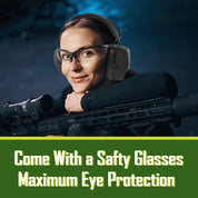 PROHEAR 056 electronic shooting noise reduction earmuffs, NRR 30dB, suitable for shooting noise reduction and hunting sound amplification