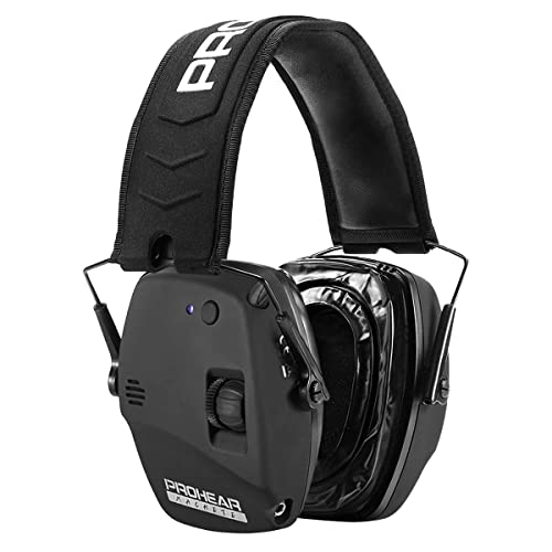 PROHEAR 030 Bluetooth electronic shooting hearing protection earmuffs, SNR 27dB,5X amplified sound