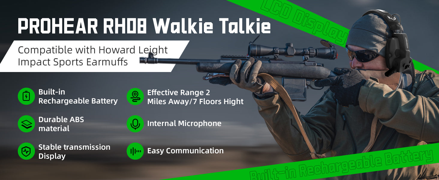 PROHEAR Walkie-Talkie: Stay Connected and Protected in Any Environment