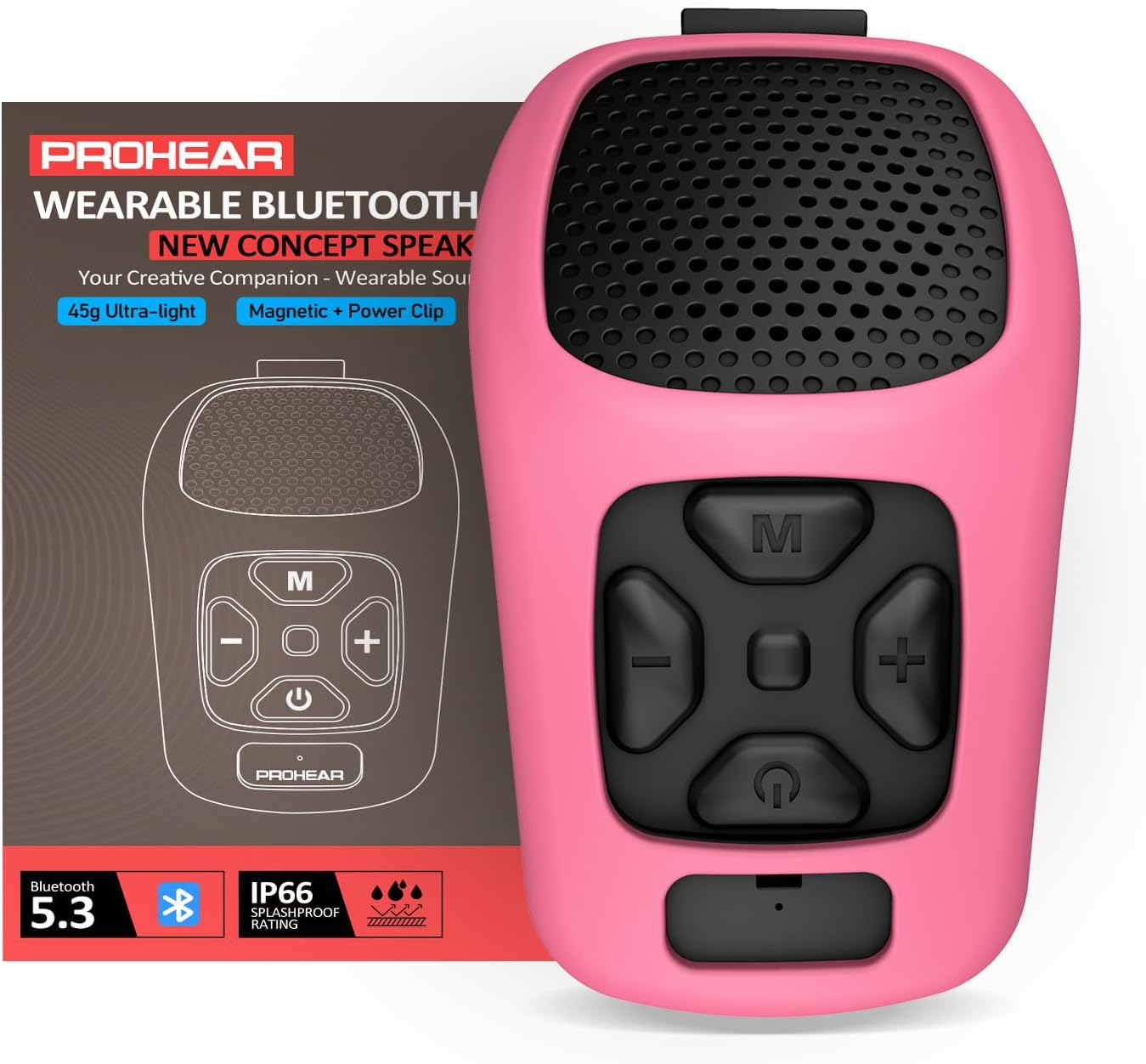 🔊 Ever Wished You Could Wear Your Speaker? Now You Can - The PROHEAR MC001 Is Here.