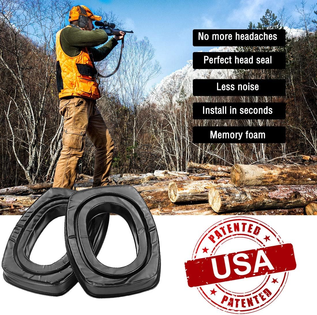 🧡 Upgrade Your Comfort with PROHEAR GEP02 Gel Ear Pads