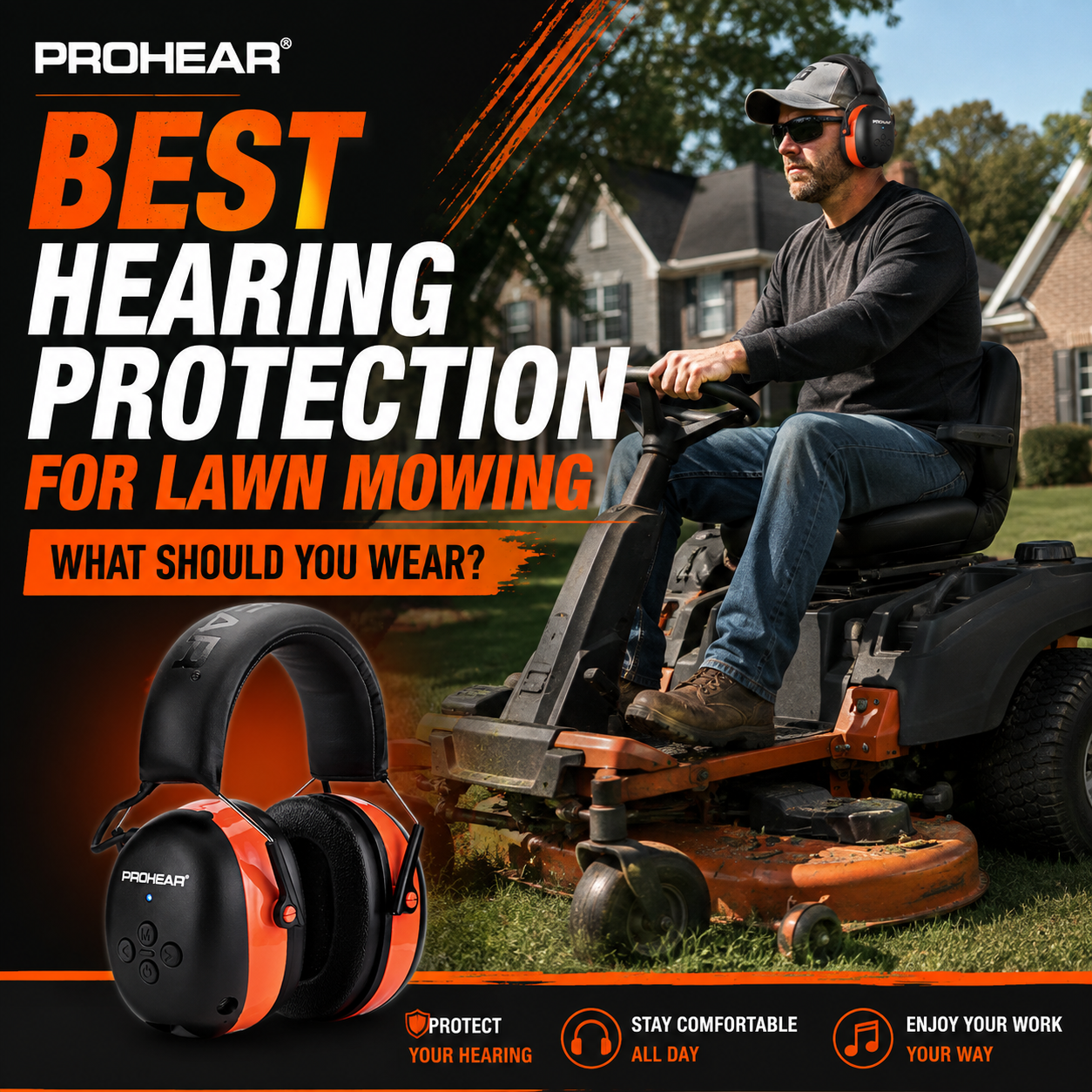 Best Hearing Protection for Lawn Mowing: What Should You Wear?