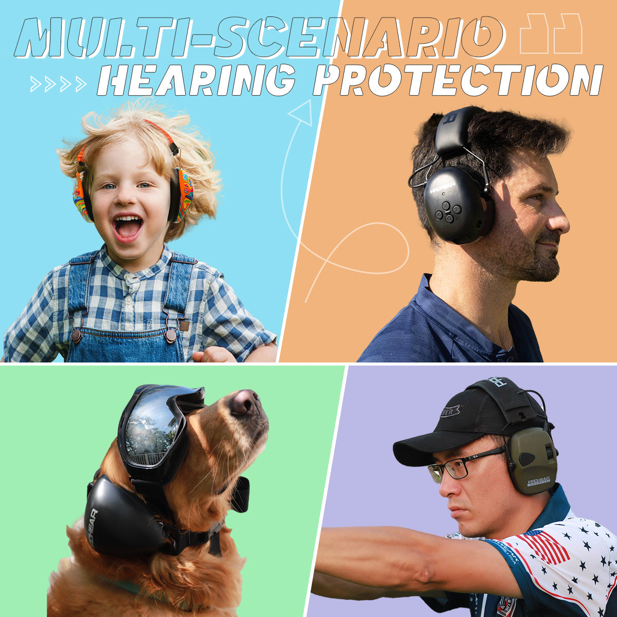 PROHEAR Bluetooth Hearing Protection for Mowing, Construction, Noisy ...