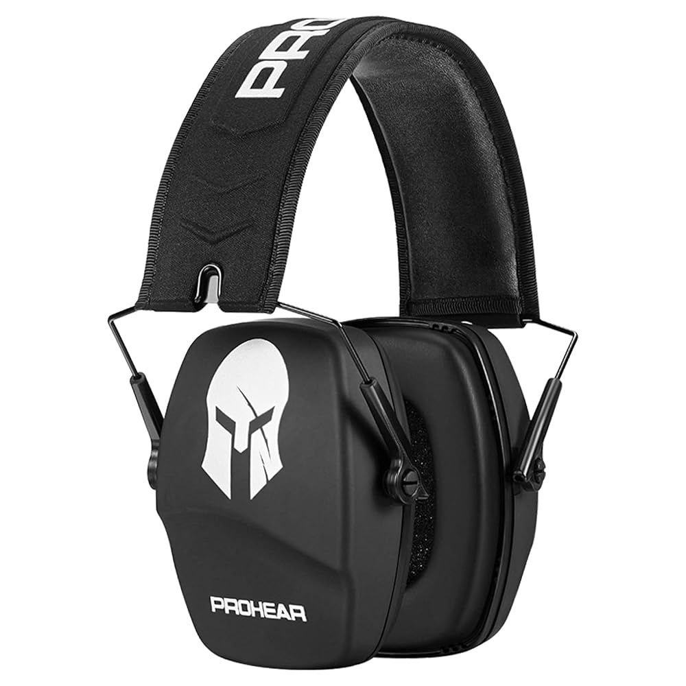 PROHEAR 016 Shooting Ear Muffs – Foldable Passive Noise Reduction Earmuffs, NRR 26dB for Hunting & Gun Range