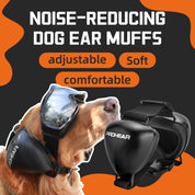 PROHEAR Adjustable Noise Reduction Dog Earmuffs, NRR28dB, Fireworks Noise Protection/Summer Lightning/Shooting Range Noise