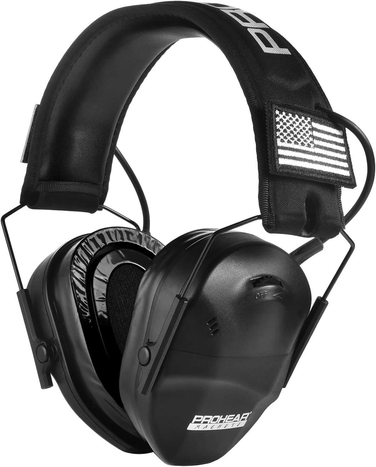 PROHEAR EM 011 Slim Electronic Shooting Earmuffs for Women & Youth 23dB NRR Hearing Protection with 4X Sound Amplification Lightweight, Compact Fit – Ideal for Range, Hunting & Mowing – Black