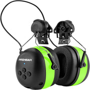 PROHEAR Electronic Bluetooth Hearing Protection Earmuffs (with adapter) for 3M H-700 Hard Hats, DEWALT Hard Hats for Mowing and Construction