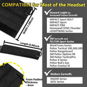 PROHEAR HC01 Headset Cover Tactical Advanced Earmuffs Modular Cover Fit for 3M WorkTunes Peltor Howard Leight Impact Walkers Razor