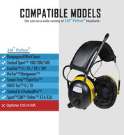 PROHEAR GEP01 Gel Ear Pads (Upgraded) for 3M PELTOR Headsets,PROHEAR （037,027,033）
