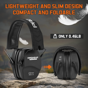 PROHEAR 016 Shooting Ear Muffs, NRR 26dB for Hunting & Gun Range