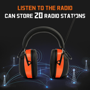PROHEAR 027 AM FM Radio Headphones, 25dB NRR, effective noise reduction