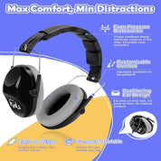 PROHEAR 032 Kids Ear Protection Earmuffs – 25dB NRR Noise Cancelling Headphones for Toddlers, Autism & Sensory Protection