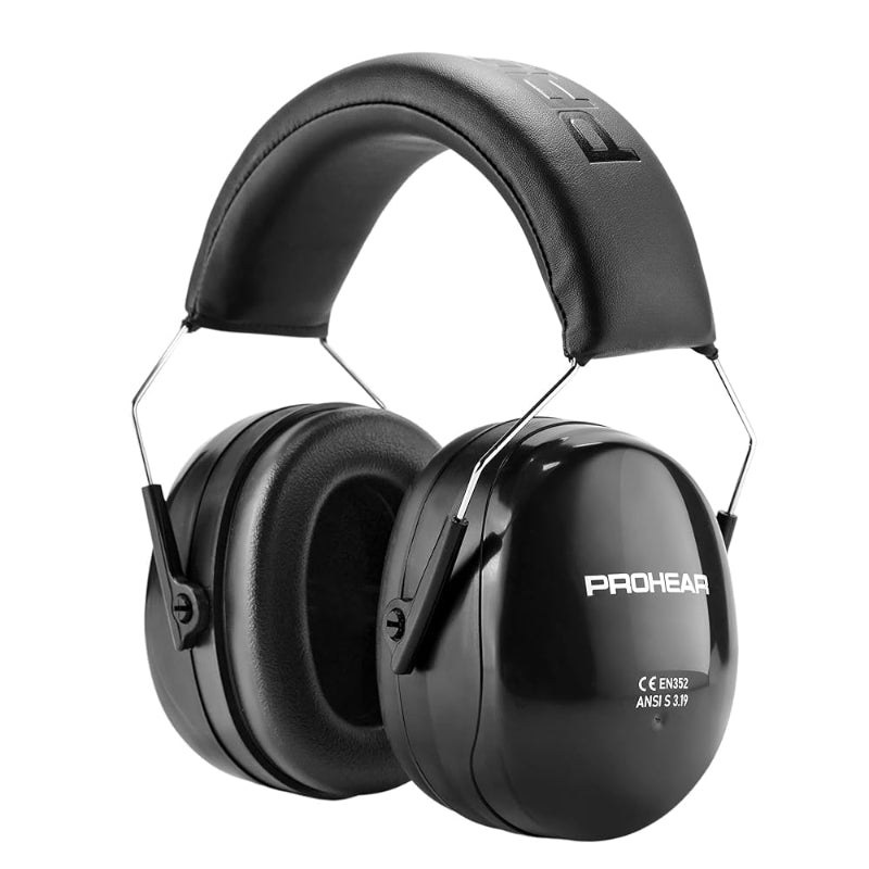 PROHEAR 012 Noise Reduction Earmuffs, 28dB Noise Isolation Earmuffs for Mowing and Shooting Range, Available in Orange and Black