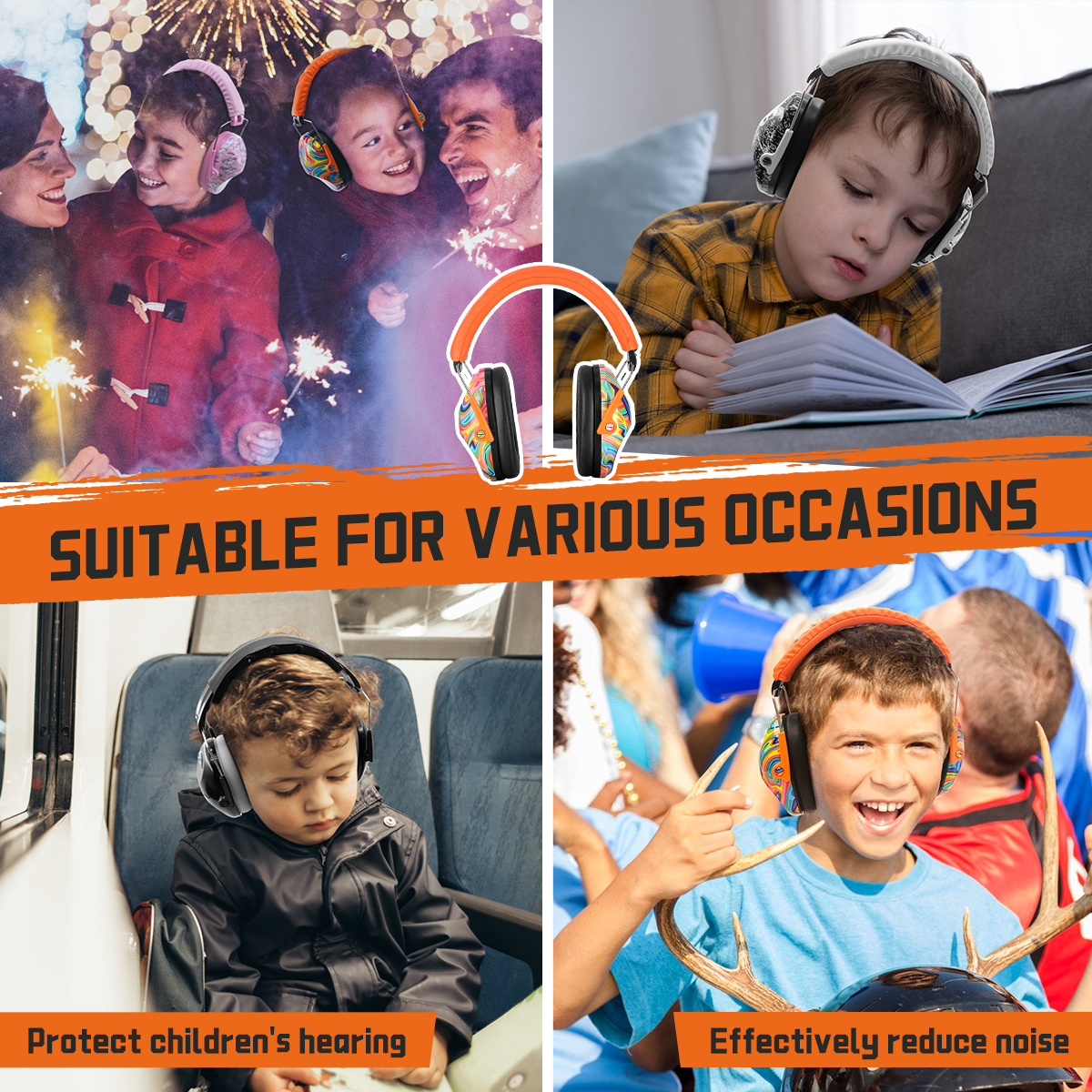 PROHEAR 032 Kids Ear Protection, 25dB NRR for children with Autism
