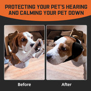 PROHEAR Adjustable Noise Reduction Dog Earmuffs, NRR28dB, Fireworks Noise Protection/Summer Lightning/Shooting Range Noise