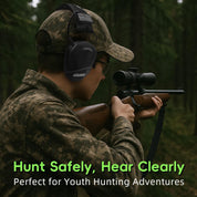 PROHEAR 011 Slim Electronic Shooting Earmuffs for Women&Youth