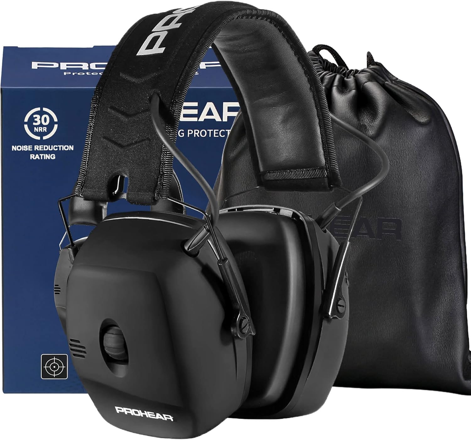 PROHEAR 056 electronic shooting noise reduction earmuffs, NRR 30dB, suitable for shooting noise reduction and hunting sound amplification