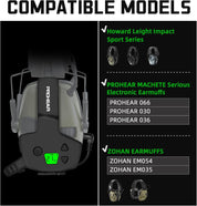 PROHEAR RH08 Walkie Talkie for Howard Leight Impact Sport Electronic Earmuffs