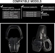 PROHEAR GEP02 Gel Ear Pads for Howard Leight by Honeywell Impact Sport Pro Sync Leightning Earmuffs