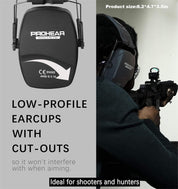 PROHEAR 016 Shooting Ear Muffs – Foldable Passive Noise Reduction Earmuffs, NRR 26dB for Hunting & Gun Range