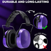 PROHEAR 038 Mowing Special Noise-proof Earmuffs, NRR 28dB, Suitable for Mowing, Shooting, Carpentry, Snow Shoveling, etc.
