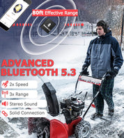 PROHEAR 037 Bluetooth 5.3 Safety Ear Muffs – 25dB NNR Hearing Protection, 120H Battery for Mowing & Work