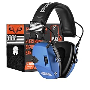 PROHEAR 026 Electronic Shooting Ear Protection – 4X Sound Amplification, NRR 23dB Hunting Ear Muffs
