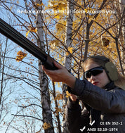 PROHEAR 016 shooting-specific noise reduction earmuffs, NRR 26dB, foldable, two-pack is more cost-effective
