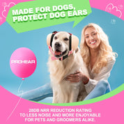 [NEW]PROHEAR Adjustable Noise Reduction Dog Earmuffs, NRR28dB, Fireworks Noise Protection/Summer Lightning/Shooting Range Noise. Protect your pet