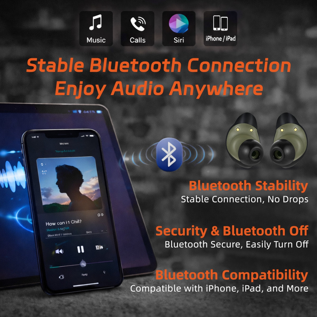 EP05 Bluetooth Shooting Earbuds