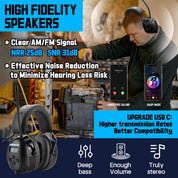 PROHEAR 033 Bluetooth Hearing Protection Headphones-2 pack