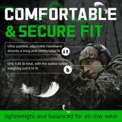 Electronic earmuff walkie-talkie combo pack