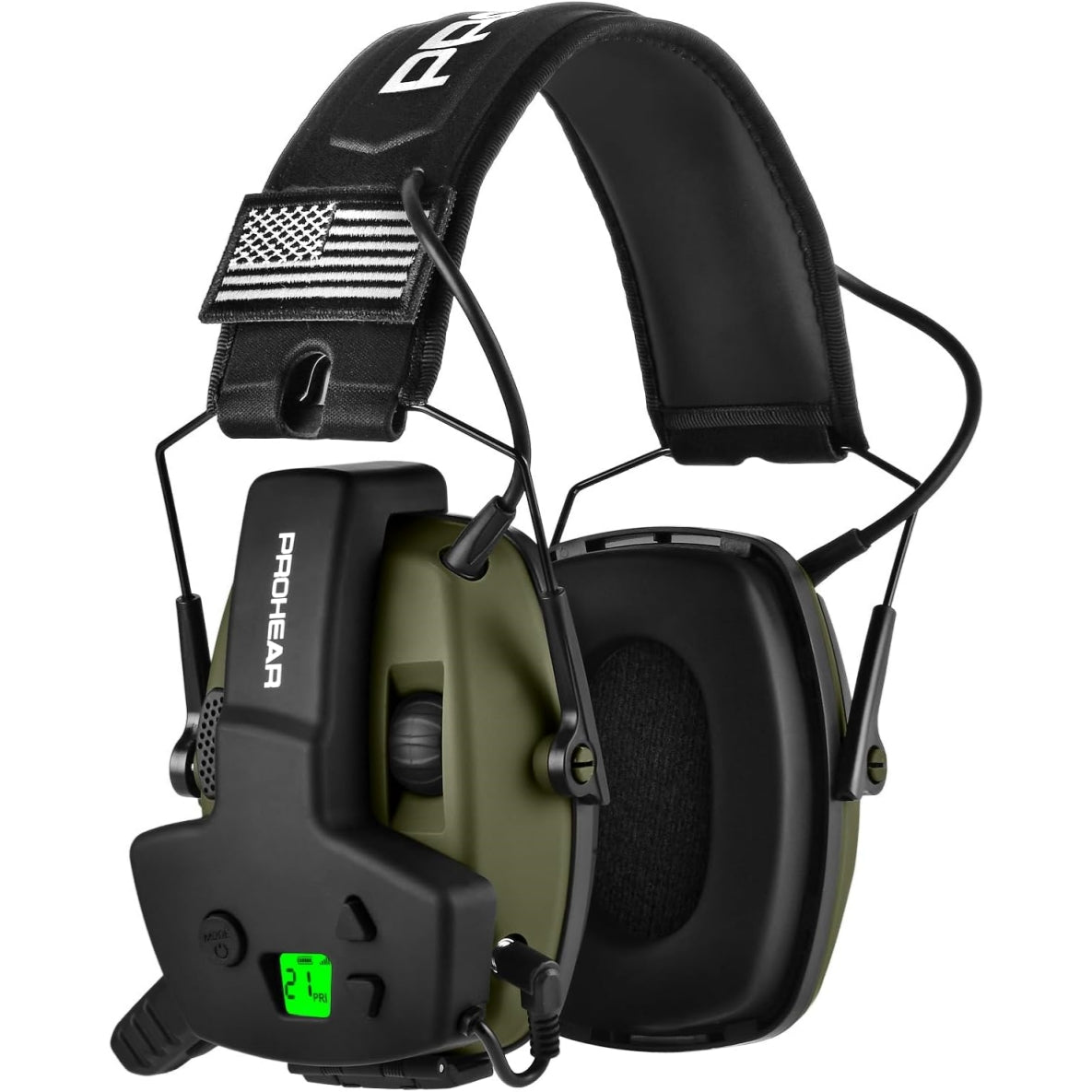 Electronic earmuff walkie-talkie combo pack